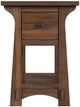 A-America® Eldora Saddle Brown Side Table-2