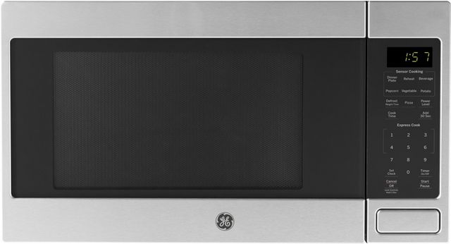 GE® 1.6 Cu. Ft. Stainless Steel Countertop Microwave