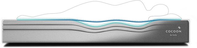 Sealy® Cocoon™ by Sealy® Classic Memory Foam Firm Queen Mattress in a Box-3