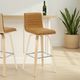 Armen Living Vienna Camel/Oak Swivel Barstool-1