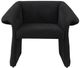 Coaster® Ramsey Black Upholstered Sloped Arm Accent Chair-1