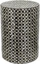 A & B Home Black Accent Stool-0