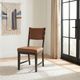 Coaster® Tegan 2-Piece Coffee Bean/Cognac Upholstered Dining Side Chair Set-1