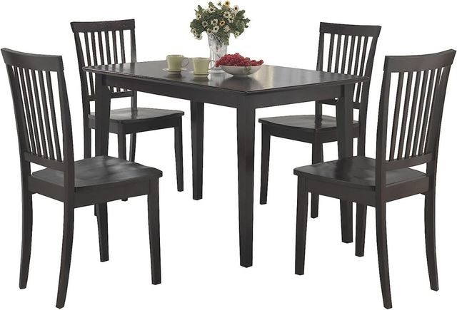 Coaster® Gomez 5-Piece Cappuccino Dining Set-0