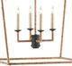 Currey & Company Denison Natural Large Lantern Chandelier-1