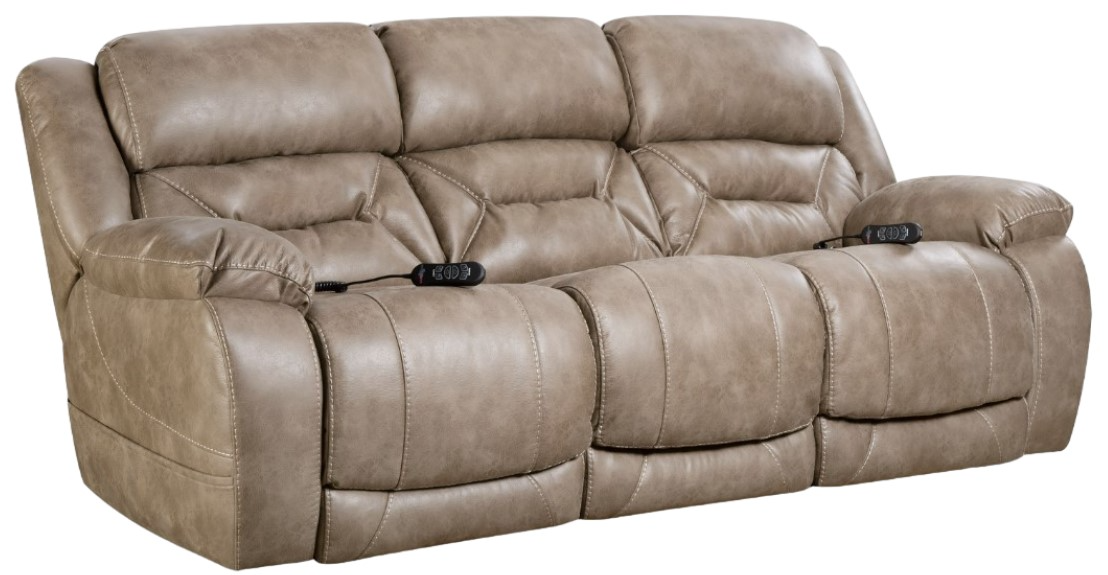 Homestretch double reclining power sofa sale