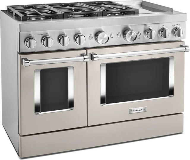 KitchenAid® 48" Milkshake Pro Style Dual Fuel Range with Griddle-1