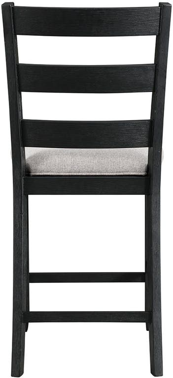 Elements International Martin 5-Piece Black/Gray Counter Dining Set-3