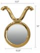 A & B Home Gold Aluminum Mirror-5