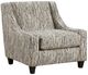 Furniture of America® Eastleigh Beige/Black Stripe Chair-0
