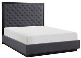 Mazin Furniture Larchmont Charcoal Eastern King Bed-1