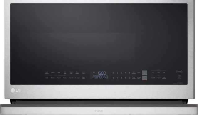 LG 30" 2.1 Cu. Ft. Fingerprint Resistant Stainless Steel Over the Range Microwave-4