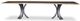 Century® Details Live Edge Edgeworks Clear/Gray Guanacaste Slab Dining Table-1