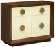 Coast2Coast Home™ Shelburne Cream/Walnut Cabinet-0