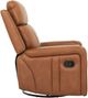 Primo™ International Cavron Cognac Leather-Match Manual Swivel Glider Recliner-5