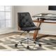 Armen Living Diamond Tufted Black Office Chair-1