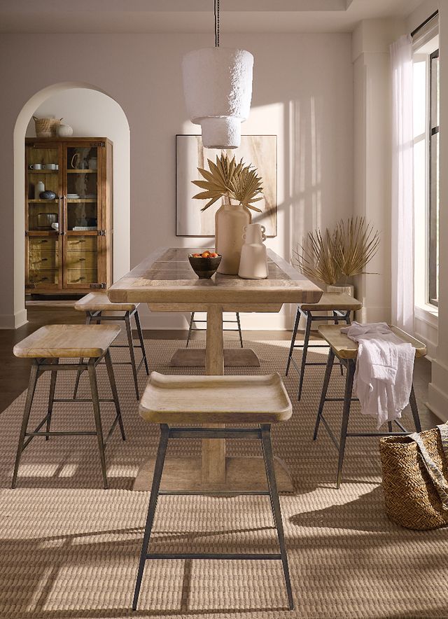 Hooker® Furniture Vineyard Row Sonoma Friendship Counter Dining Table-4