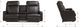 La-Z-Boy® Finley Bone Manual Wall Reclining Loveseat with Console-2