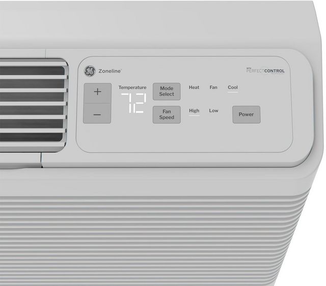 GE Zoneline® 15,000 BTU's Gray White Heat Pump Air Conditioner -2