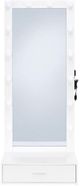 Coaster® Spector White High Gloss Floor Mirror-3