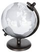 A & B Home Glass Cabot And Metal Globe-3