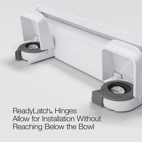 KOHLER® Cymbal® White Readylatch® Quiet-Close™ Round-Front Toilet Seat-3