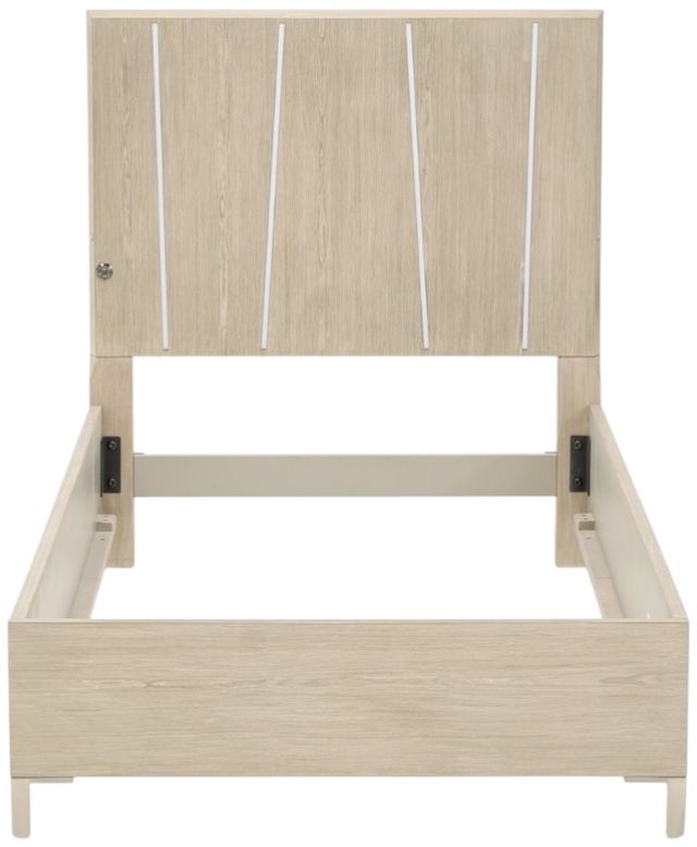 Michael Amini® Lotus Bay Sand Twin Panel Bed-1