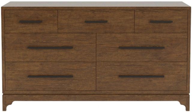 Riverside Furniture Calhoun Whiskey Oak 7-Drawer Dresser-2