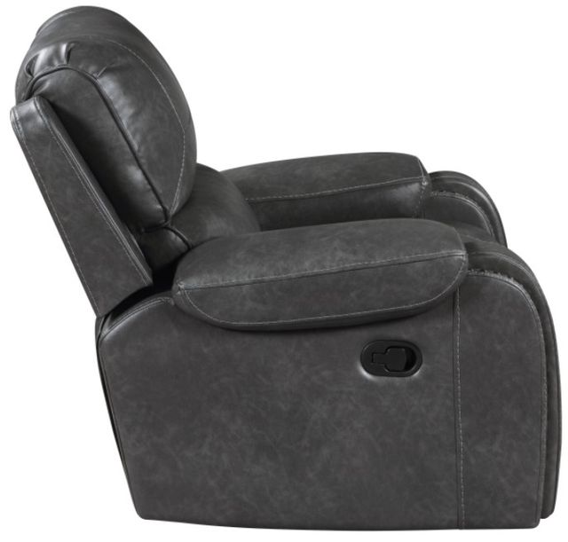 Homelegance® Newnan Gray Manual Swivel Glider Recliner-3