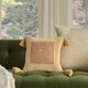 Nourison Home™ Mina Victory Vintage Pillow Blush 15"x15" Throw Pillow-3