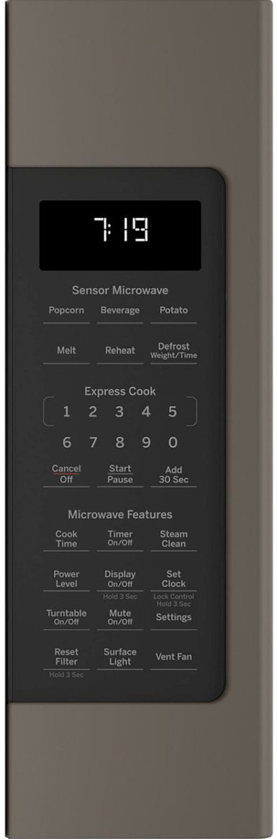 GE® 1.9 Cu. Ft. Fingerprint Resistant Slate Over The Range Microwave-1