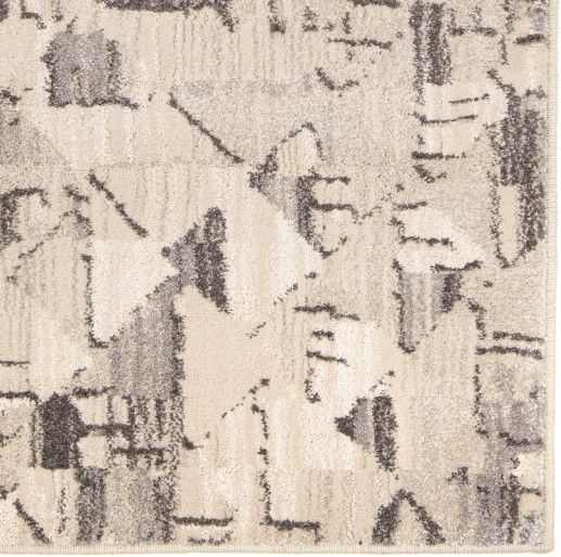 Orian Illusions Beckett Soft White 5'x8' Area Rug-1