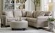Cozy Life M9 Tuffy Beige/Tan Small Round Ottoman-1