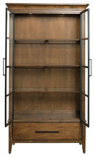 Kincaid® Abode Gillian Brown Display Cabinet-1
