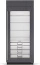Sub-Zero® Classic Series 36" 22.9 Cu. Ft. Panel Ready Right Hinge Column Refrigerator with Standard Glass Door-0