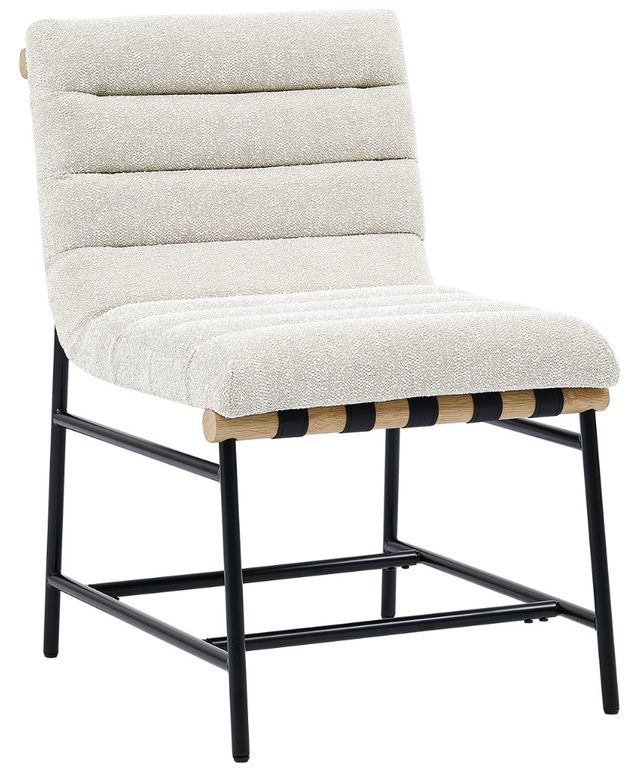 Steve Silver Co. Nicco 2-Piece Black-Eggshell Side Chair-3