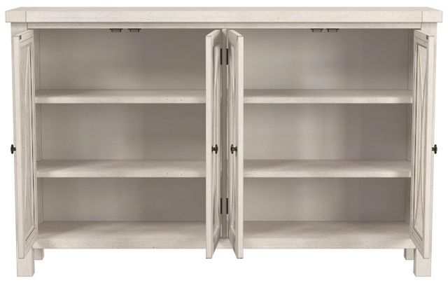 HH2 Home Bayside Antique White 4-Door Cabinet-4