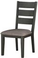 Mazin Furniture Baresford 5 Piece Gray Dining Set-2