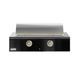 Caliber™ Rockwell Social 42" 2-Burner Gloss Black Built-In Natural Gas Grill with Gold Hardware-1