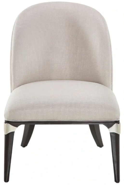 Michael Amini® Paris Chic Espresso Vanity Chair-2