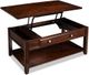 Mazin Furniture Henderson Warm Wood Lift-Top Coffee Table-2