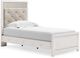 Signature Design by Ashley® Altyra 3-Piece White Twin Panel Bed Set-1