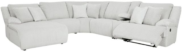 Signature Design by Ashley® Top Tier 6-Piece Alloy Left-Arm Facing Manual Reclining Sectional and Chaise-2