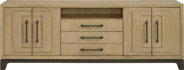 Emerald Home Sutton Place Caramel/Cocoa Entertainment Console-3