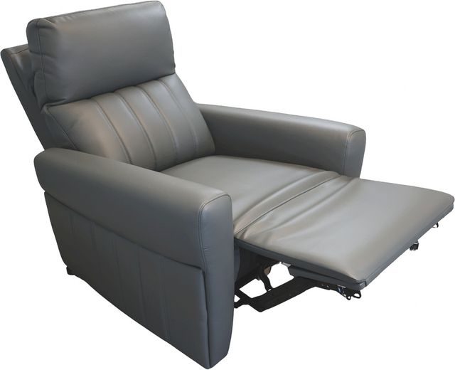 UltraComfort™ Warmth Collection Cinder Ash Medium Power Recliner with Heat and Adjustable Headrest-3