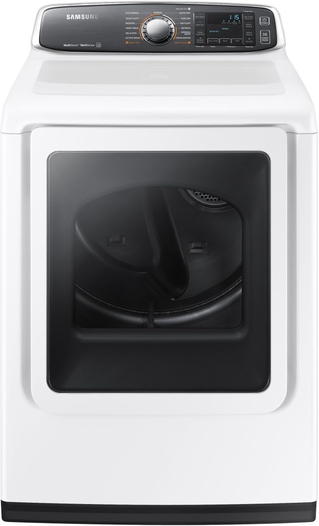 Samsung 7.4 Cu. Ft. White Front Load Electric Dryer-0