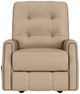 Flexsteel® Customizable Devon Leather Manual Rocking Recliner-3