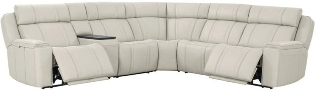 Parker House® Sausalito 6-Piece Platinum Envy Power Reclining L-Shape Sectional-2