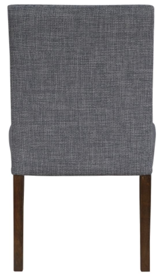 Homelegance® Paulson Gray/Wire Brushed Brown Side Chair-4