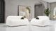 Furniture of America® Darwen White Loveseat-2